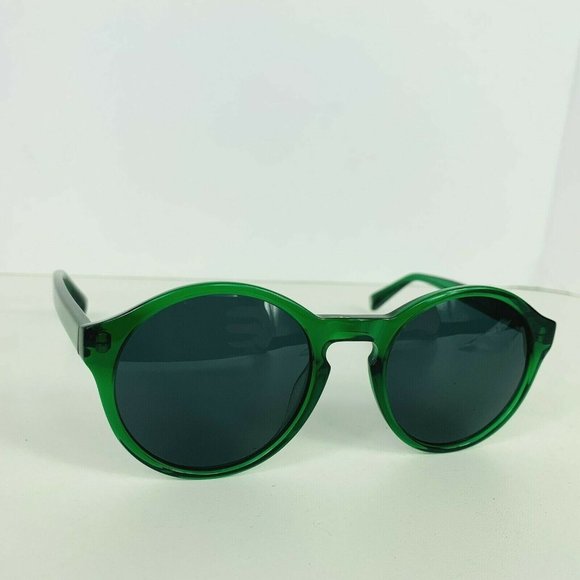 RESERVED 3 pairs NEW Bent Warby Parker Quimby Round Green Sunglasses - Picture 5 of 8